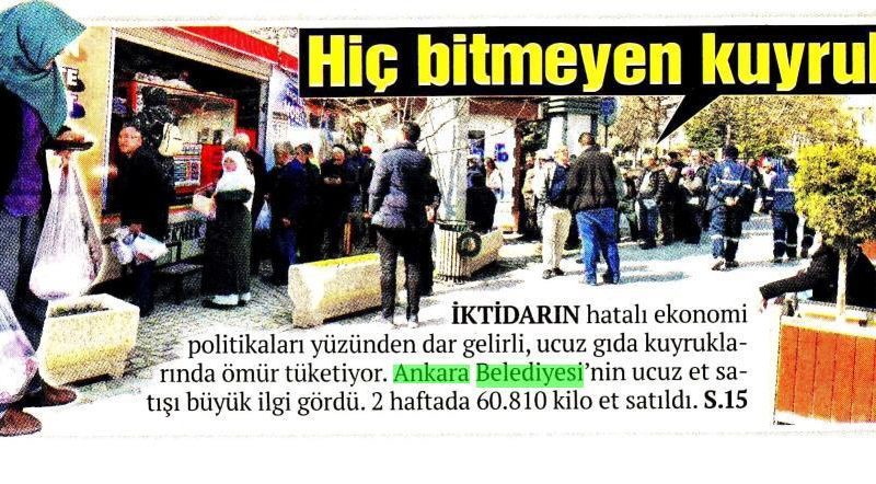 “ULUSAL MEDYADA ET SATIŞ HABERLERİ BÜYÜK SES GETİRDİ”
